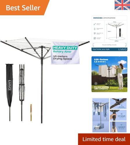 Arm rotary washing line - 4,