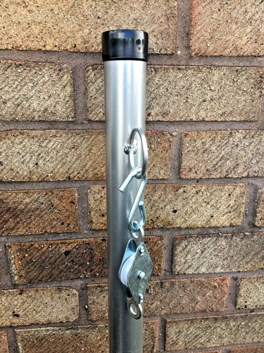 Galvanised washing line - galvanised,