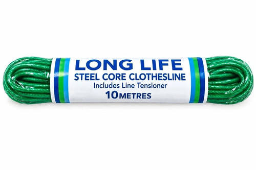 10m green steel core - green, washing