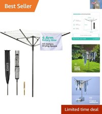 Livivo 4 Arm Rotary Clothes