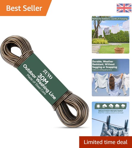 30m outdoor washing line - washing,