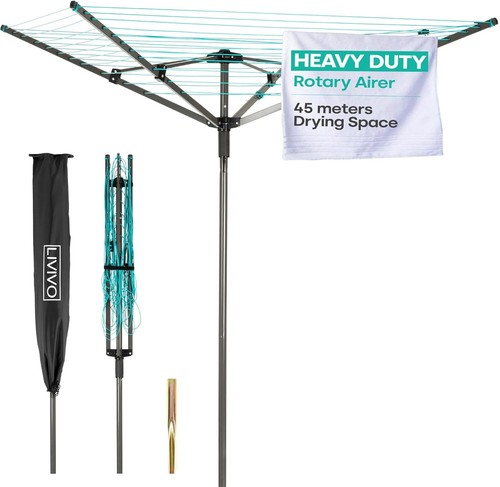 Adjustable 45m rotary washing - adjustable,